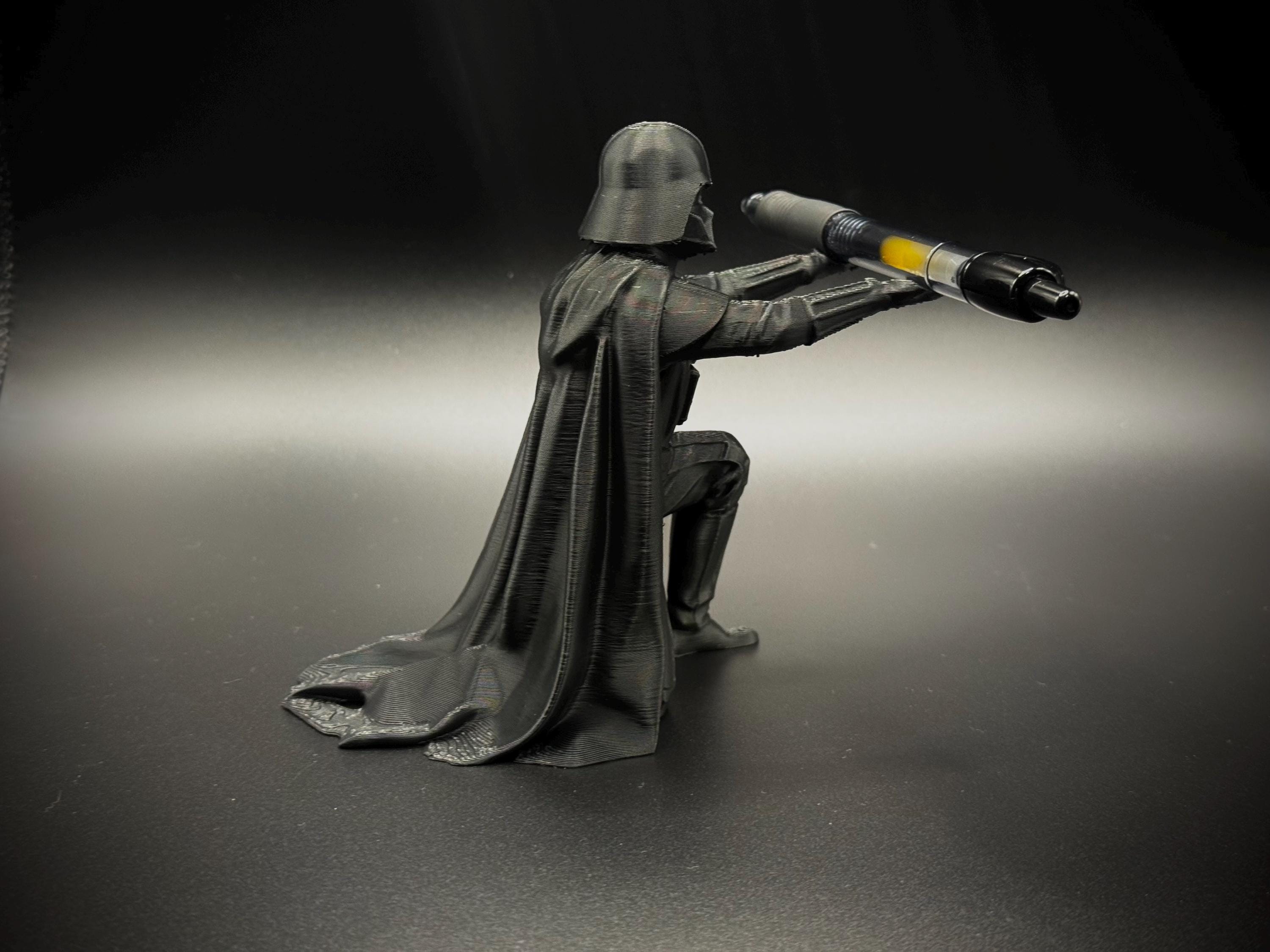 Darth Vader Pen Holder, 3D Printed Star Wars Desk Organizer, Custom Pencil Holder, Office Desk Decoration, Gift for Star Wars Fans