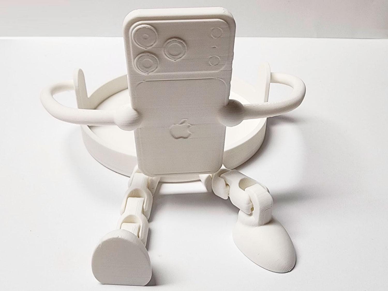 Funny Toilet Paper Holder, 3D Printed Smartphone Toilet Roll Holder, Bathroom Decor, Novelty Bathroom Organizer, Gag Gift