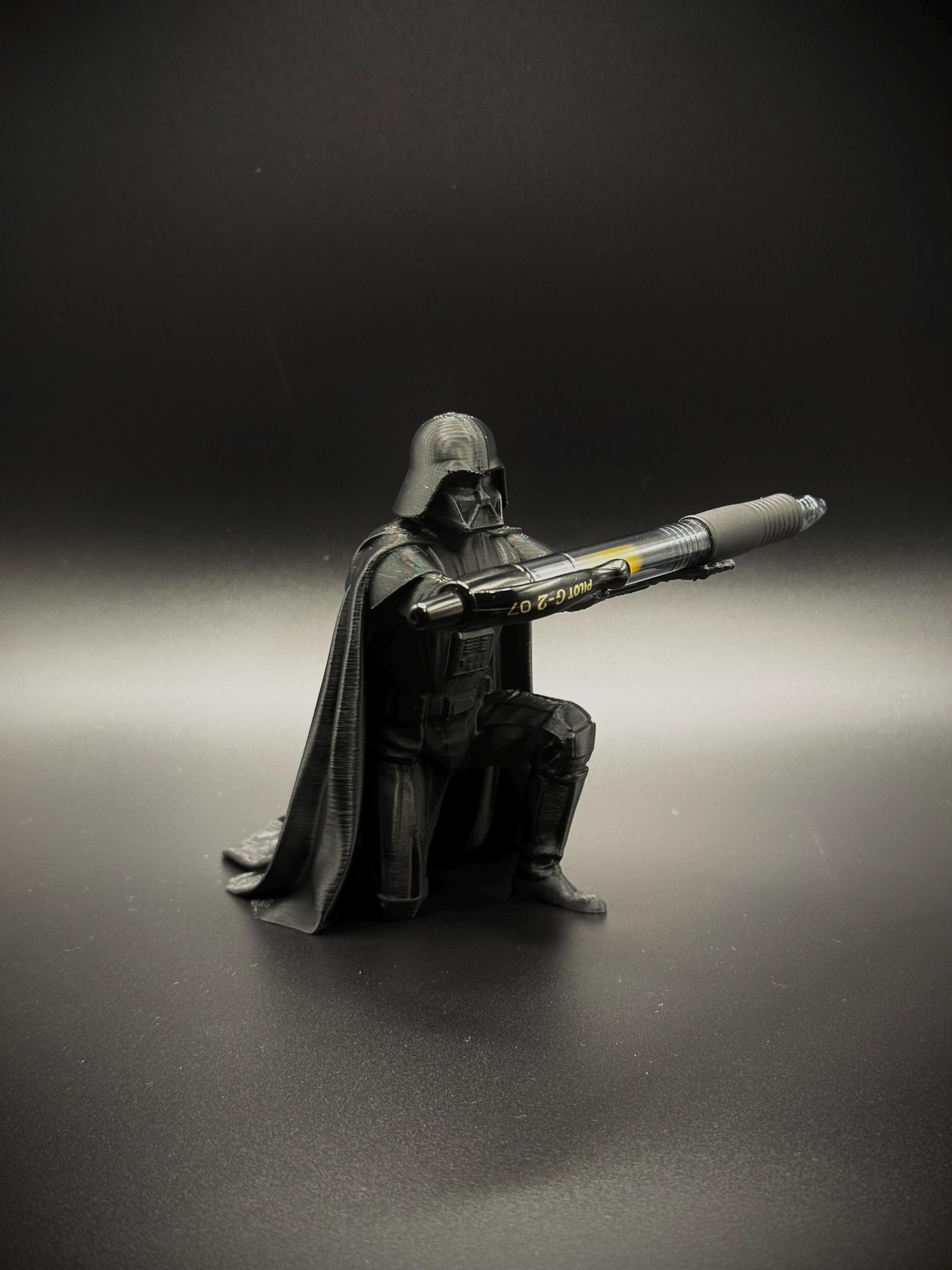 Darth Vader Pen Holder, 3D Printed Star Wars Desk Organizer, Custom Pencil Holder, Office Desk Decoration, Gift for Star Wars Fans