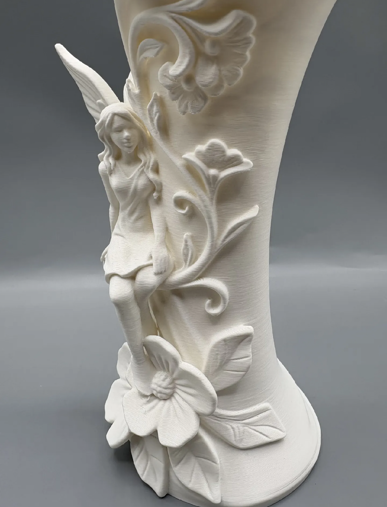 Fairy Vase with Flowers, Cottagecore Decor, Fantasy Flower Vase, Garden Fairy Figurine, Mothers Day Gift, Whimsical Home Decor