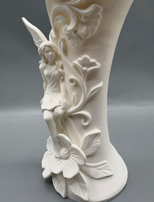 Fairy Vase with Flowers, Cottagecore Decor, Fantasy Flower Vase, Garden Fairy Figurine, Mothers Day Gift, Whimsical Home Decor