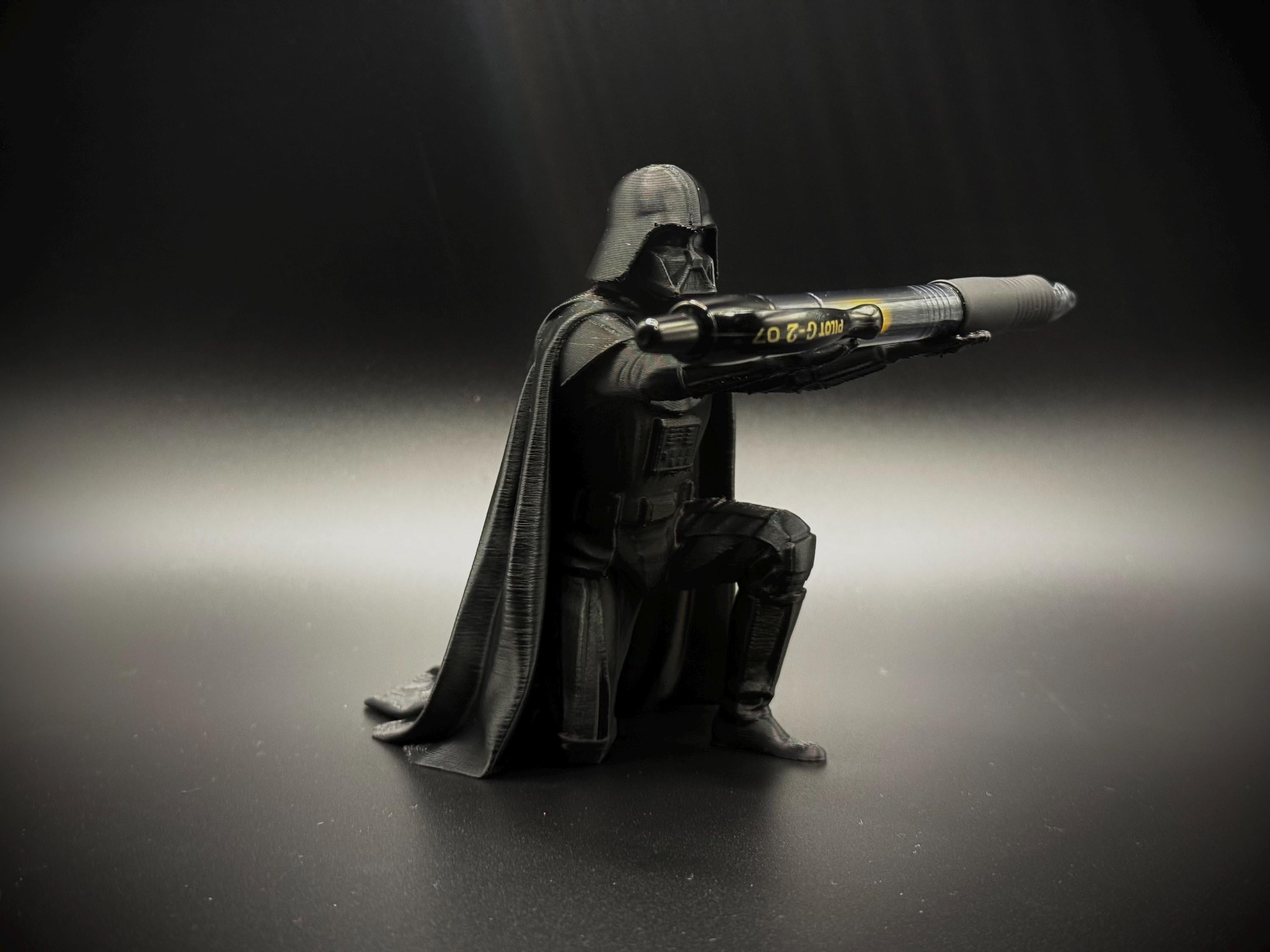 Darth Vader Pen Holder, 3D Printed Star Wars Desk Organizer, Custom Pencil Holder, Office Desk Decoration, Gift for Star Wars Fans