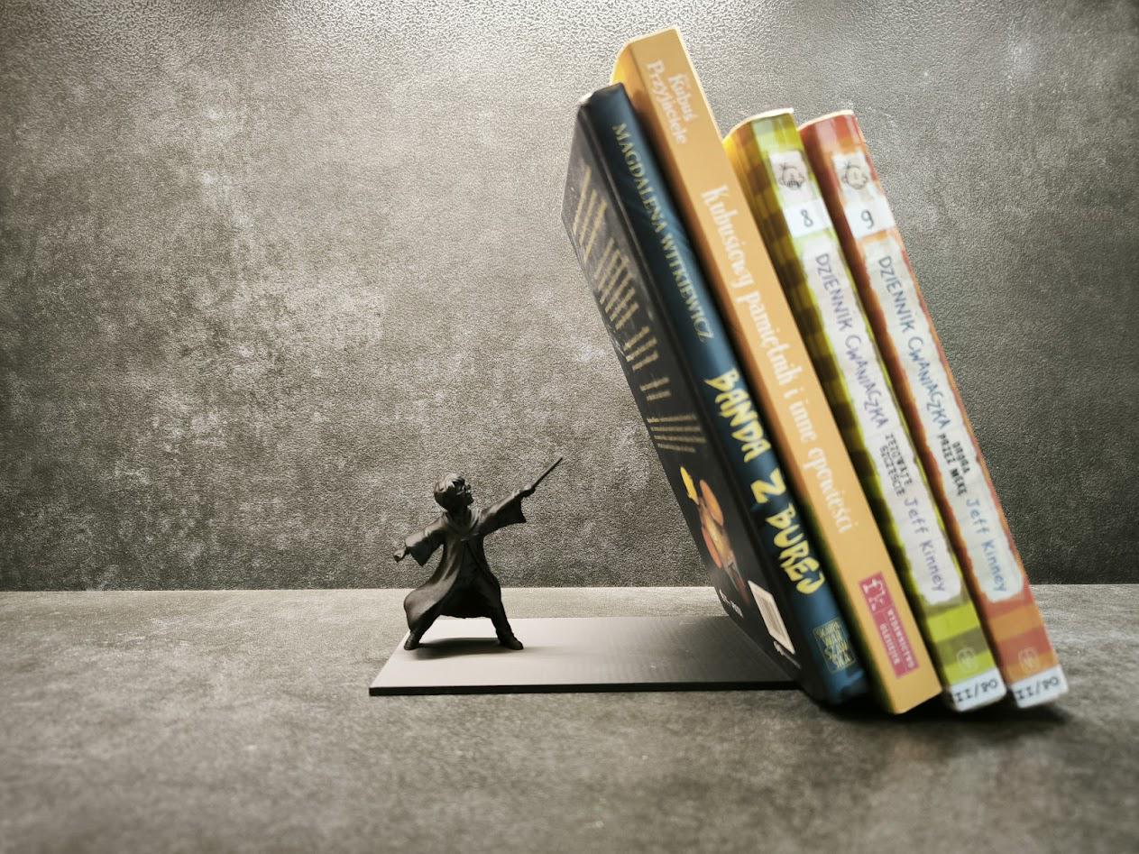 Harry Potter Inspired Bookend, Wizard Book Holder, Magic Bookshelf Decor, 3D Printed Fantasy Shelf Decor, Book Lover Gift